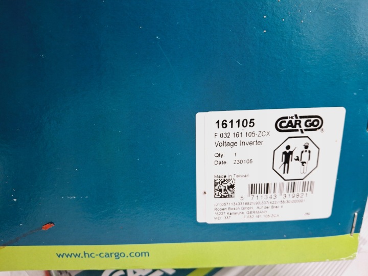 CONVERTISSEUR AUTOMOBILE DE CAMPING FALOWNIK HC-CARGO 161105 COMME NEUF