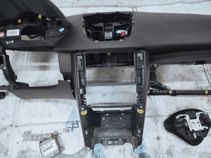 PEUGEOT 207 TABLEAU DE BORD CONSOLE AIRBAG MODULE CONTRÔLEUR CAPTEUR
