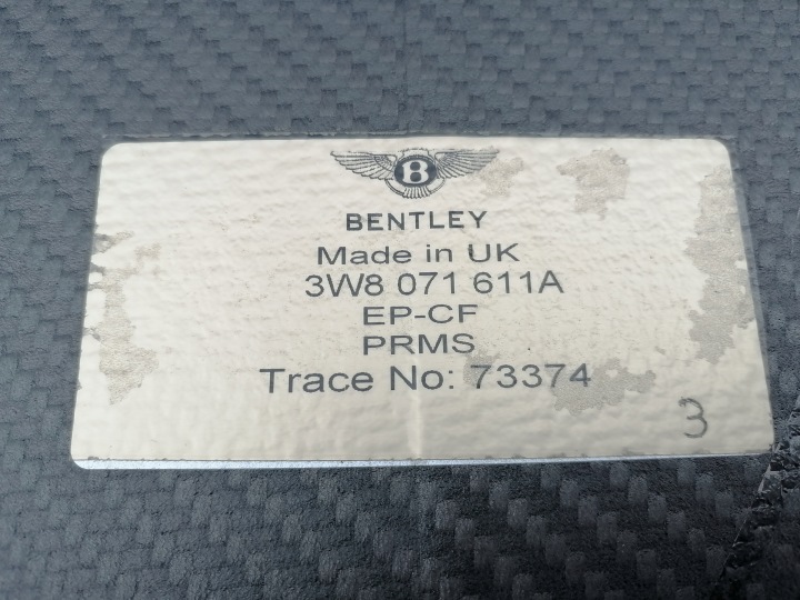 PARE-CHOCS ARRIÈRE DIFFUSEUR BENTLEY CONTINENTAL MULLINER GT