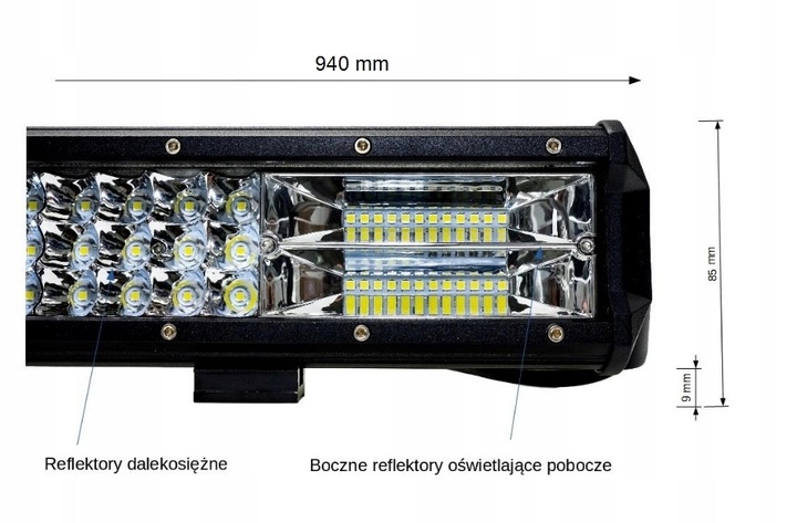 LAMP WORKING HALOGEN LAMP PANEL LED COMBO 504 WAT 94 CM 