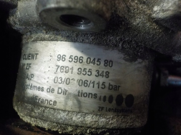 PEUGEOT 607 407 C5 C6 2.7 HDI 07R UHZ POMPE AMPLIFICATEUR 9659604580