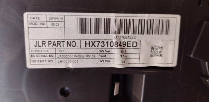COMPTEUR TABLEAU DE BORD JAGUAR XE 2.0D HX73-10849-ED