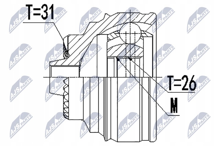 NPZ-BM-022 NTY MUÑÓN BMW X1 SDRIVE 14-, X2 SDRIV 