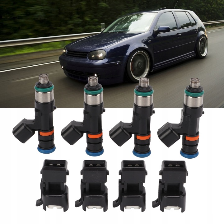 4 KIT INJECTEURS CARBURANTS 0280158117 ACCESSOIRES AUTOMOBILE AVEC