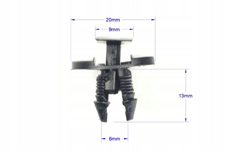 CLAMPS PINS MOULDINGS MUDGUARDS PROTECTION CITROEN BERLINGO C3 C4 C5 PEUGEOT CARGO 