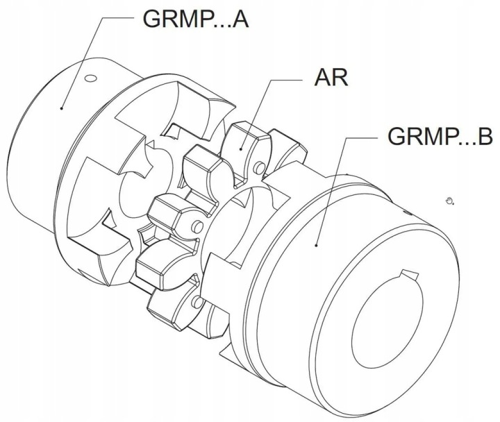 MOYEU GG 42 A Ø 32H7 WPUST 10 MM