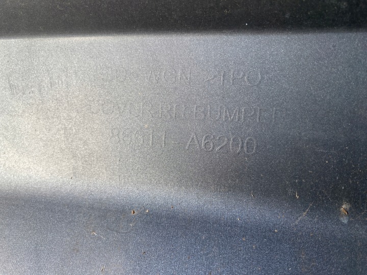 HYUNDAI I30 II 2 PARE-CHOCS ARRIÈRE UNIVERSEL 86611-A6200 ORIGINAL