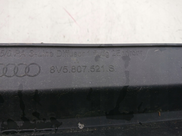 AUDI A3 8V3 BERLINE S-LINE LIFT PARE-CHOCS ARRIÈRE DIFFUSEUR