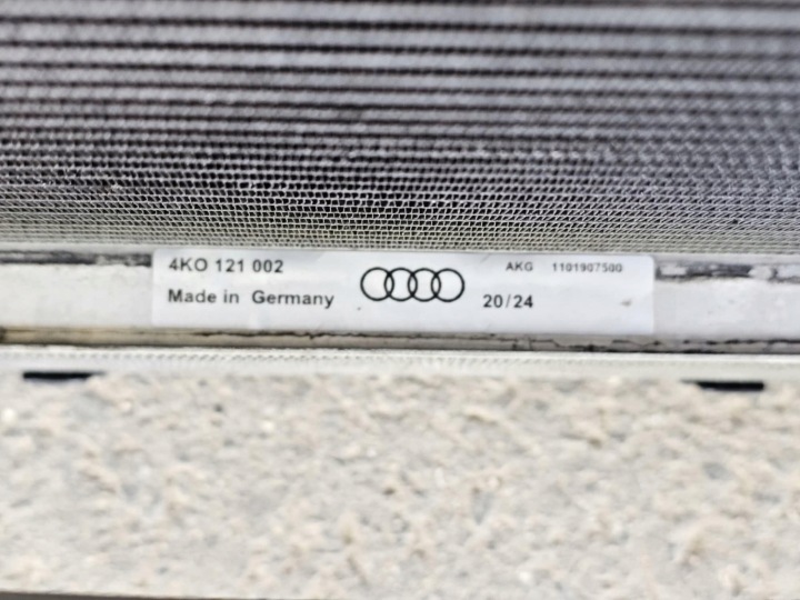 ENSEMBLE RADIATEURS VENTILATEURS PANNEAU AVANT RENFORCEMENT POUTRE AUDI RS6 C8 4K