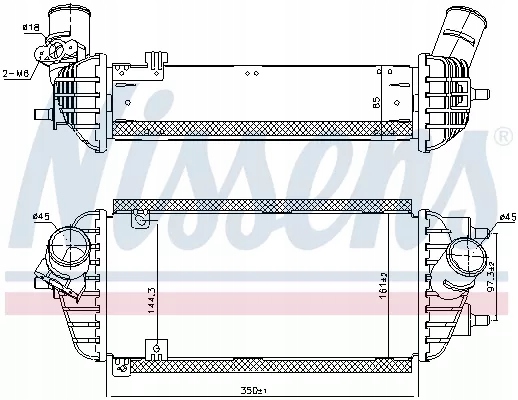 RADIATEUR AIR DE CHARGE NISSENS NIS 96538