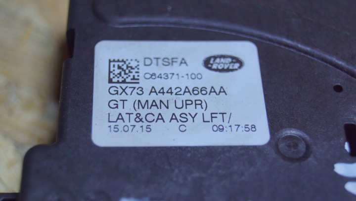 JAGUAR XE SERRURE COUVERCLES DE COFFRE ARRIÈRE GX73A442A66AA (819)