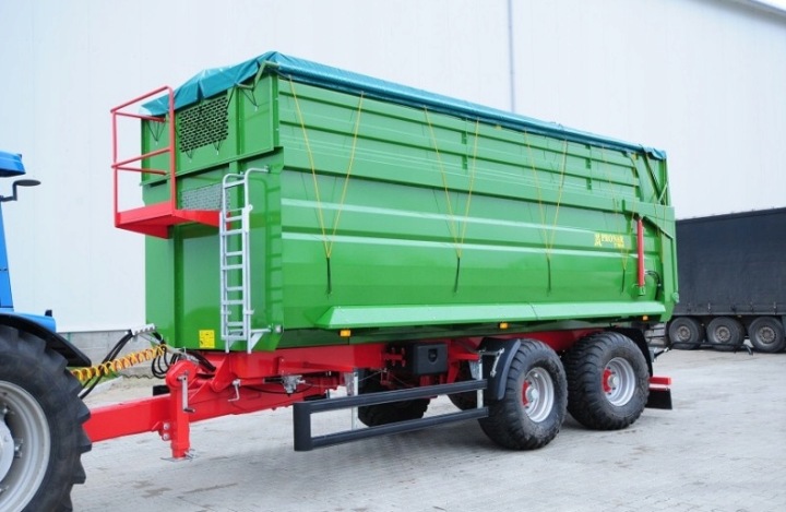 REMORQUE SKORUPOWA PRONAR T700XL T700M 14,4T T669XL T669/1 16T AXE DIRECTIONNELLE
