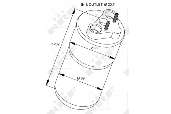 NRF DÉSHYDRATEUR CLIMATISATION NISSAN PRIMASTAR OPEL VIVARO A RENAULT