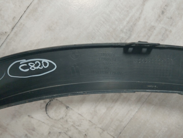 BMW X3 G01 MOULURE REVÊTEMENT GARDE-BOUE DROIT ARRIÈRE ARRIÈRE 7400670
