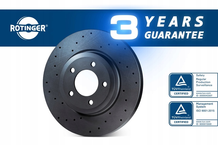 DISCOS ROTINGER HYUNDAI I20 I30 PARTE TRASERA 262MM 4SR. 