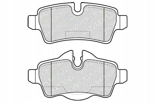 PLAQUETTES FREIN MINI (R50 R53) (R56) (R57) (R58)
