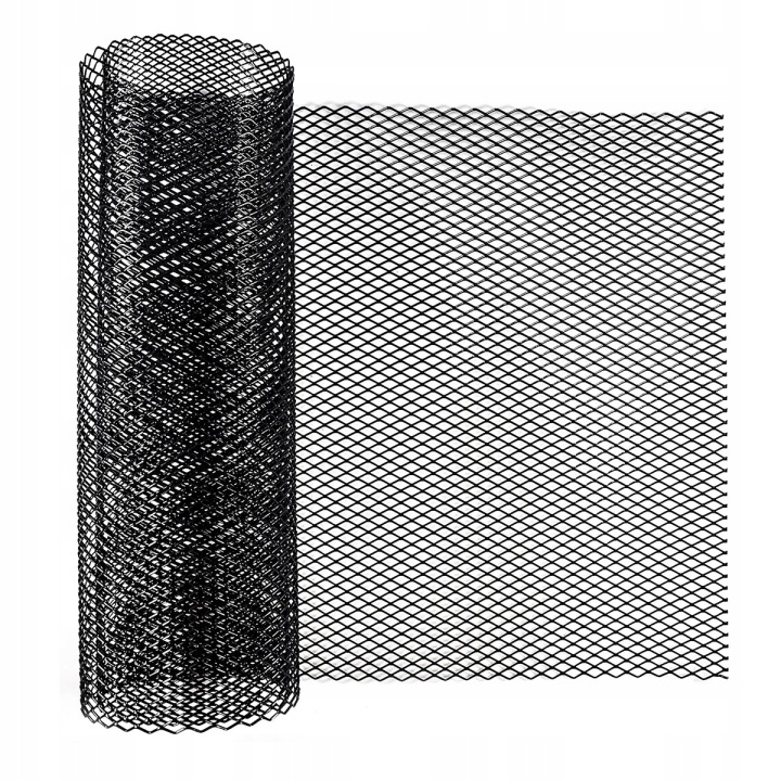 GRILLE ALUMINIUM TUNING KAMEI PARE-CHOCS CALANDRE GRILLE 100*33CM NOIR
