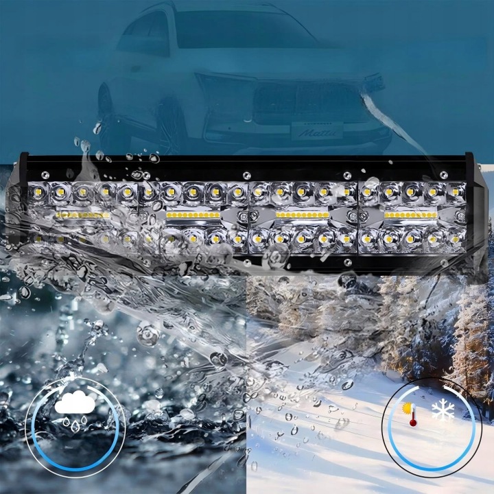 PHARES ANTIBROUILLARD ANTIBUÉE PHARE TRAVAILLÉ LED 12V 24V 240W PUISSANT OFFROAD QUAD 6000K