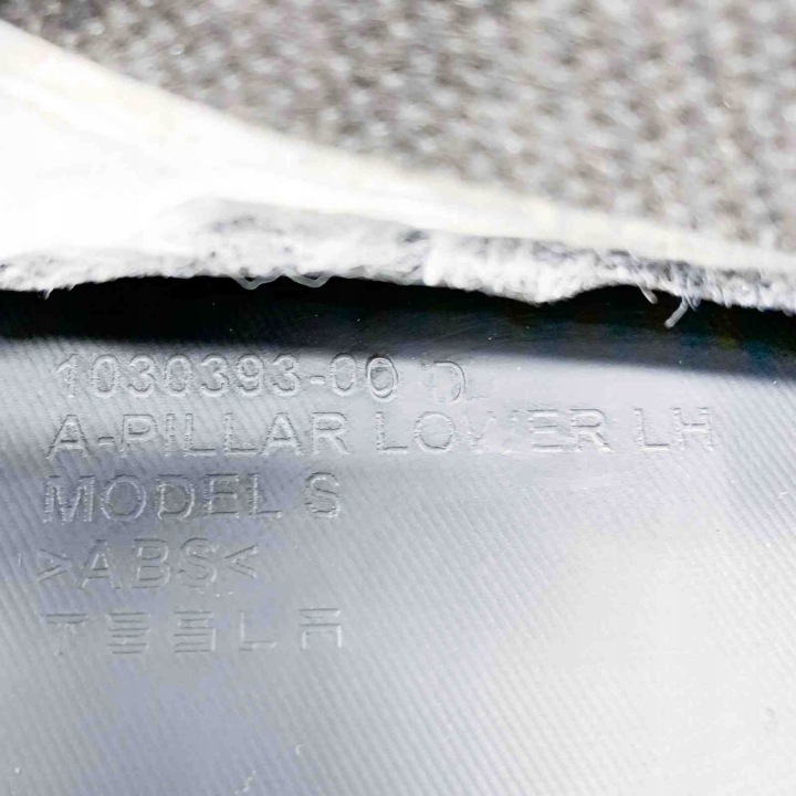 AVANT GAUCHE MOULURE DÉCORATIVE SEUIL TESLA MODÈLE AVEC 103039300D 10645819 386KW