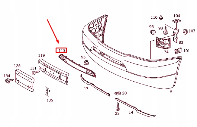 MERCEDES-BENZ ML W163 INFÉRIEURE PROTECTION PARE-CHOCS AVANT A1638850681