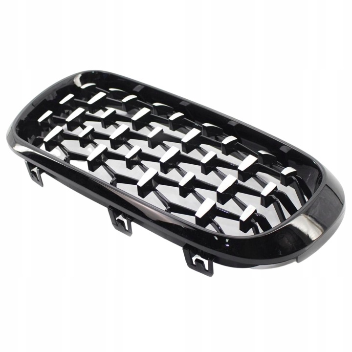 AVANT GRILLE GRILLE DE RADIATEUR 51117294486 51117294485 51137316062 NOIR I ARGENTÉ