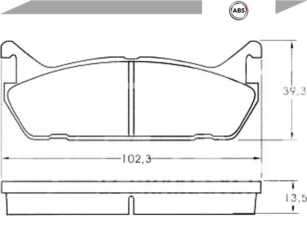 A.B.S. 36723 KIT PLAQUETTES FREINS FREINS DISQUE