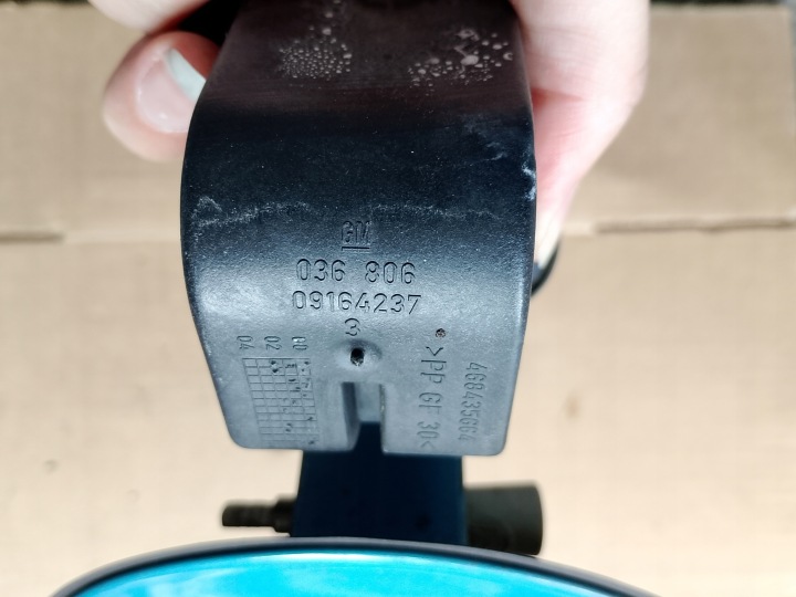 CLAPET GOULOTTE DE REMPLISSAGE CARBURANTS OPEL CORSA C Z20N 09164237