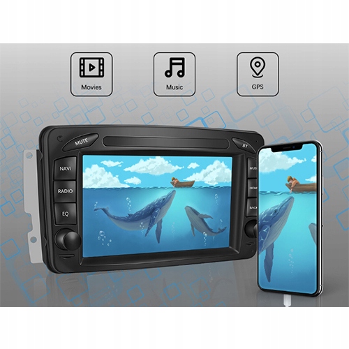 RADIO ANDROID MERCEDES GASOLINA CLK W209 W203 W208 4CO 