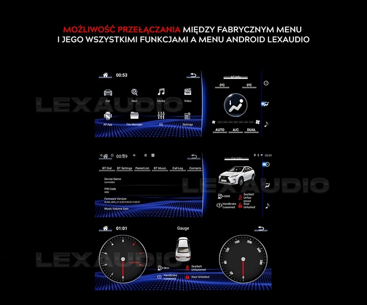 RADIO NAVEGACIÓN ANDROID 13 LEXUS UX 4G LTE SIM 