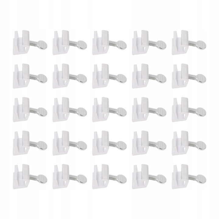 25PCS SLIZGAJACY SIE BLOCAGE VITRES ALUMINIUM ALUMINIUM VERTICALES POZIOME 2V