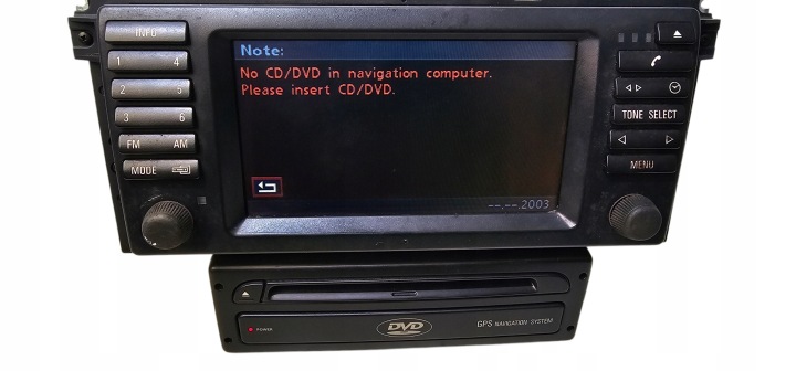 BMW E38 E39 E46 X5 E53 MODULE LECTEUR DE CARTE DISQUES NAVIGATION MK4 NAVI CD GPS 6920182