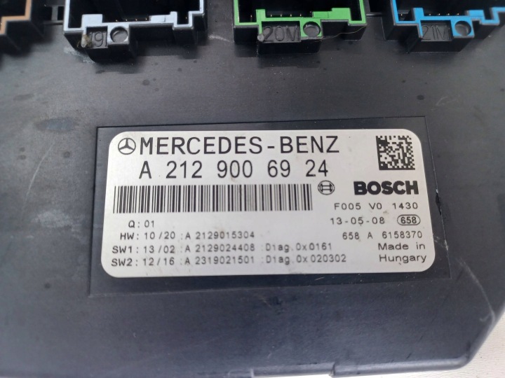 MERCEDES E W207 207 BOÎTE FUSIBLES MODULE SAM 2129006924