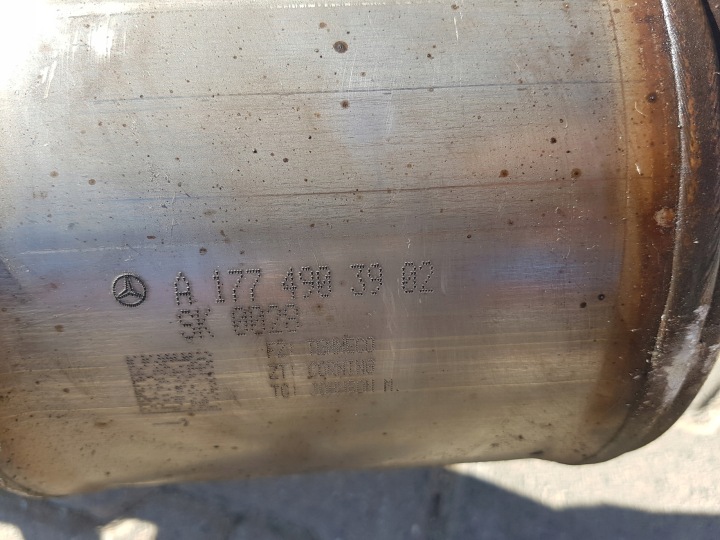 MERCEDES W177 SILENCIEUX ÉCHAPPEMENT ENSEMBLE A2474913900