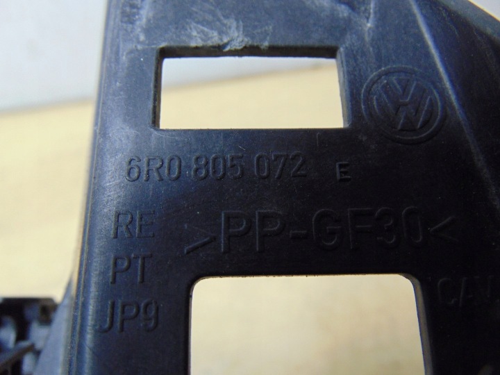 GLISSIÈRE FIXATION PHARES DROIT AVANT VW POLO 6R 6C 6R0805072E