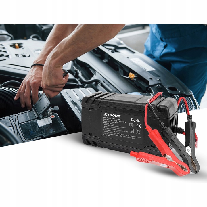 RECTIFICADOR 12V I 24V DISPOSITIVO DE CARGA PARA BATERÍA AKUMULATOROW AUTO 12 