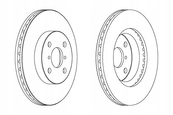 FERODO DISCOS DE FRENADO 2SZT. PARTE DELANTERA DAIHATSU CHARADE VIII TOYOTA 