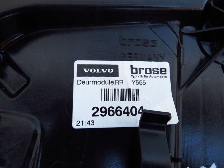 ÉLÉVATEUR MÉCANISME PETIT MOTEUR VITRES DROIT ARRIÈRE ARRIÈRE 31276218 VOLVO V40 II