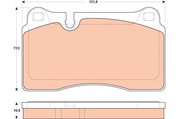 ZAPATAS HAMULC. AUDI TT 09- PARTE DELANTERA 2,5TFSI 