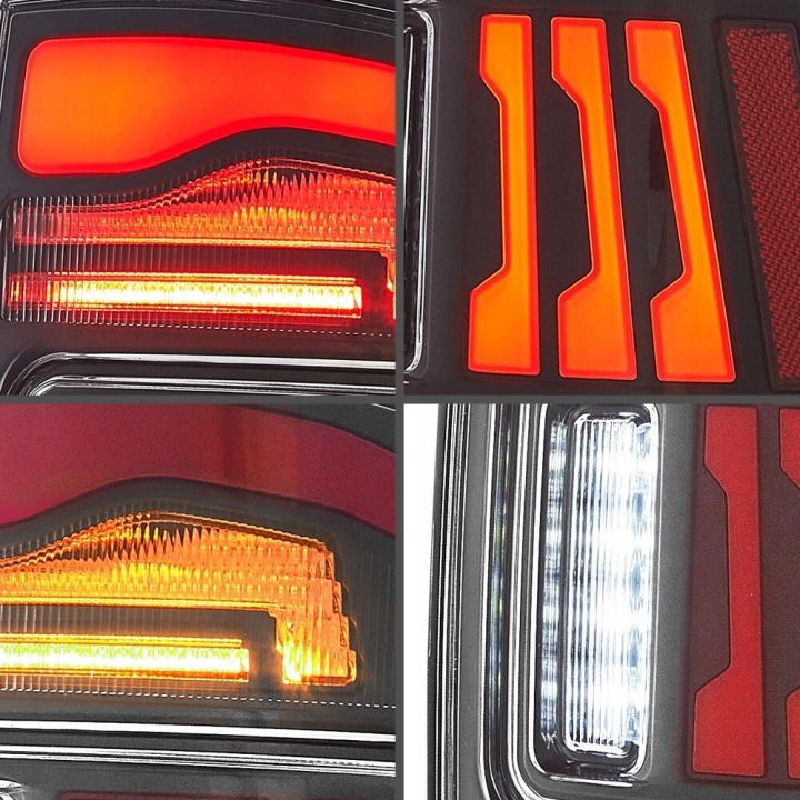 PHARES ARRIÈRE JEU COMPLET LED NEON DIODES TUNING DODGE RAM IV 4 08-24 1500 CLASSIQUE