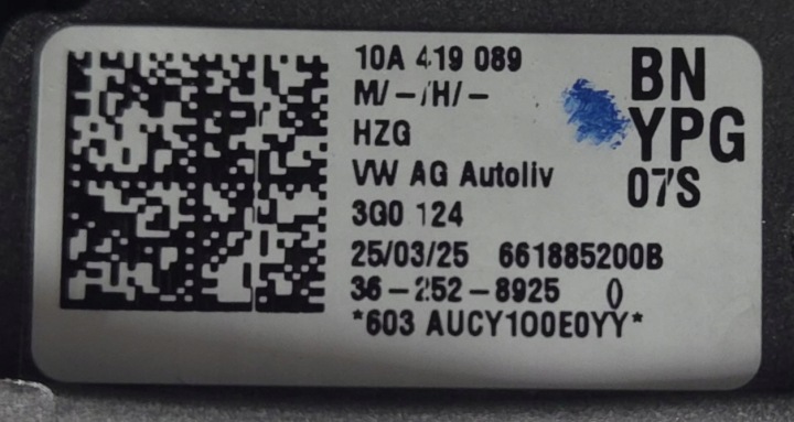 VOLANT AVEC CHAUFFAGE ACC VW ID4 ID 4 GTX 10A419089BN YFE