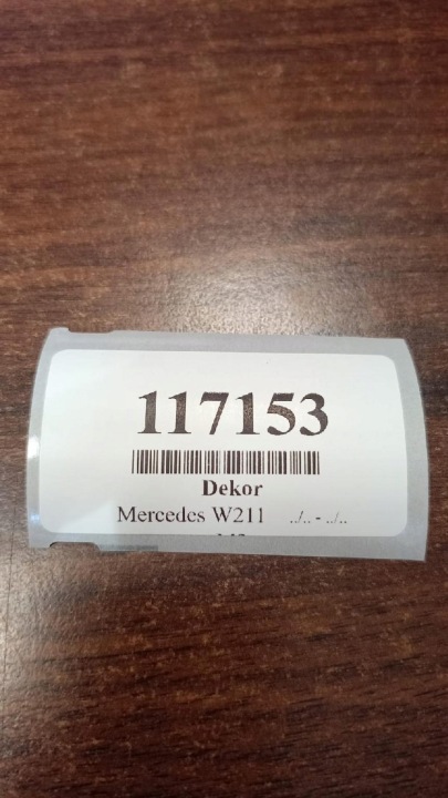 MERCEDES W211 CHÂSSIS CHANGEMENTS VITESSE 2118216958