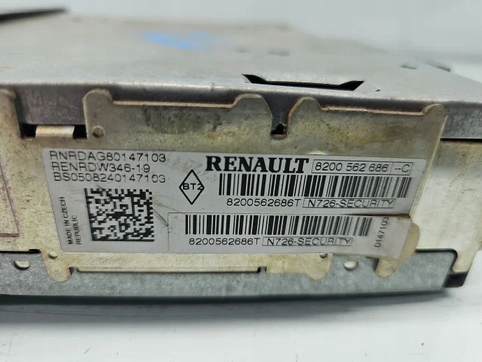 RADIO CD RENAULT GRAND SCENIC 2 [FABR 2003-2008] 8200562686 1.9 CDI F9Q803