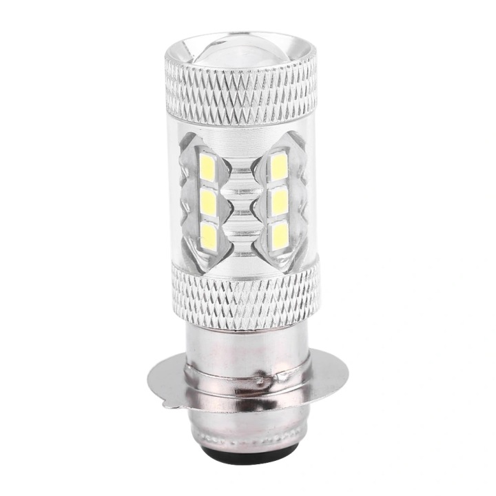 AMPOULE LED VERS MOTOCYCLETTE 80W H6/P15D