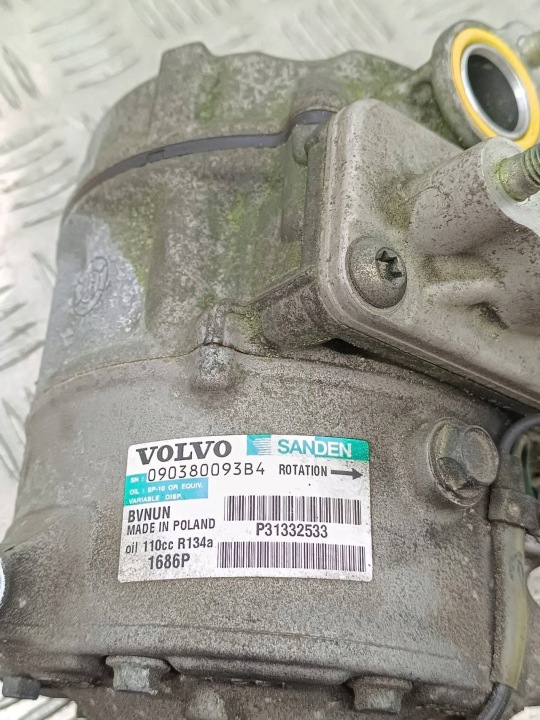 COMPRESSEUR DE CLIMATISATION VOLVO S80 II V70 3,0 T6 304KM SANDEN 31332533