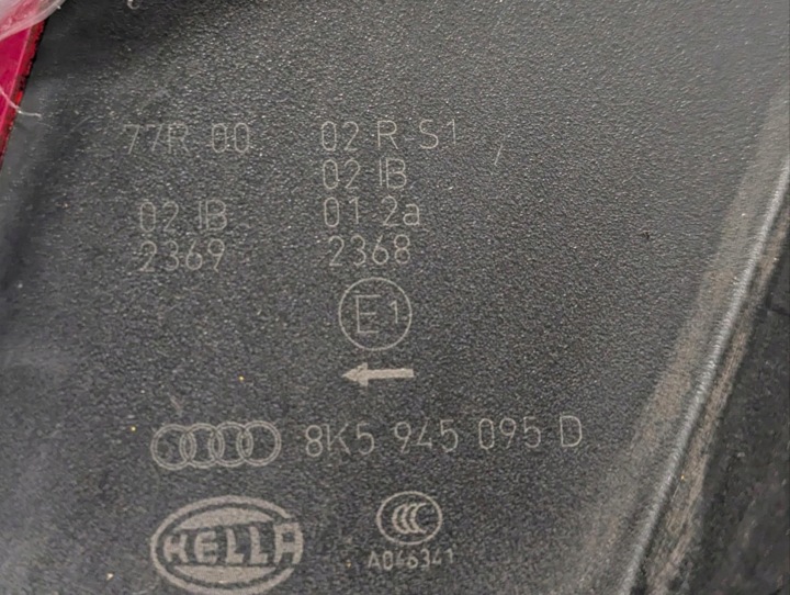 PHARE ARRIÈRE GAUCHE CÔTÉ AUDI A4 B8 2008 8K5945095D