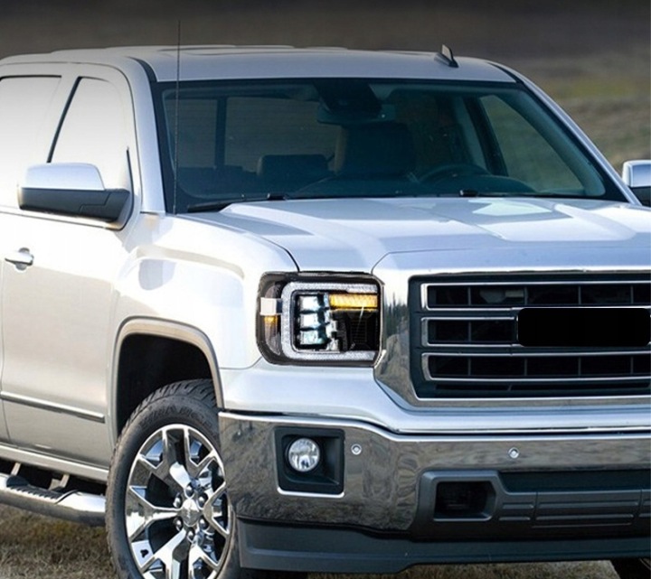 PHARES PHARES JEU VLAND COMPLET LED TUNING GMC SIERRA IV 4 2013-2019 Z24
