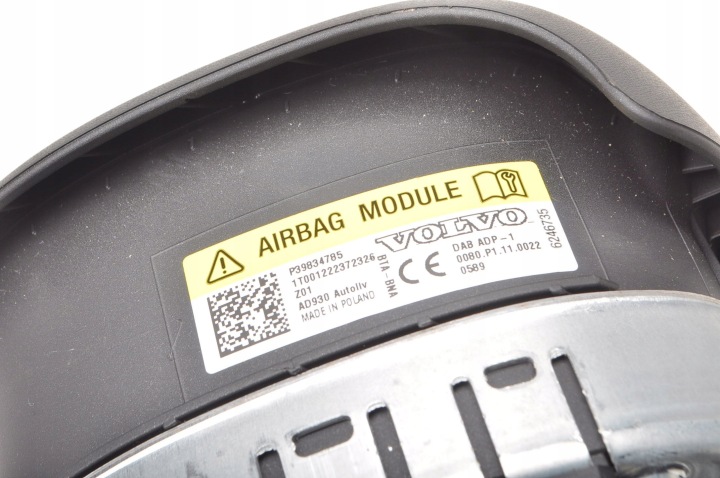 VOLVO V60 II S60 III XC90 V90 II S90 COUSSIN DANS DIRECTION AIR BAG 39834785