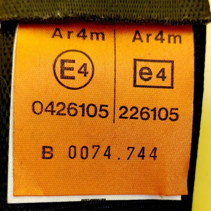 CEINTURE DE SÉCURITÉ GAUCHE ARRIÈRE DAEWOO LANOS 0426105 NR1746