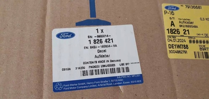 CAPOT FORD TOURNEO CUSTOM 1826421