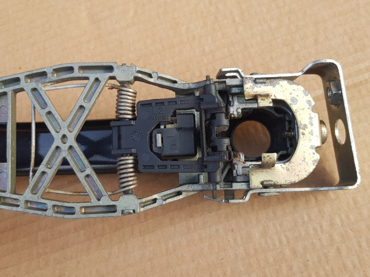 POIGNÉE PORTES GAUCHE AVANT VW TOURAN I CADDY III 3 LC9Z SUPER ÉTAT